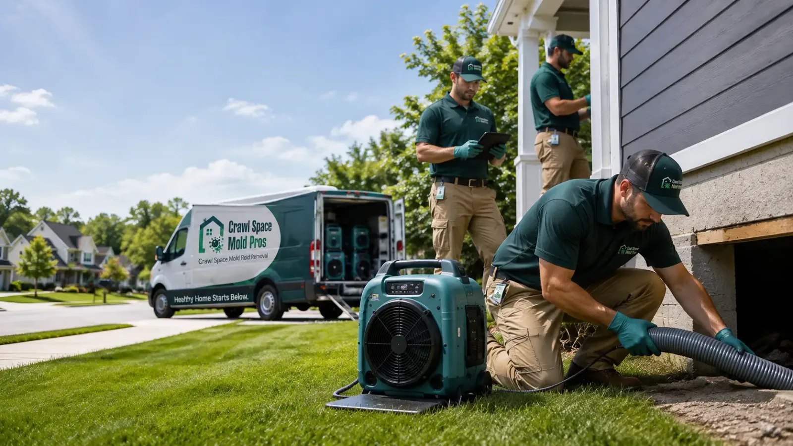 Crawl Space Mold Removal in Glendo, WY